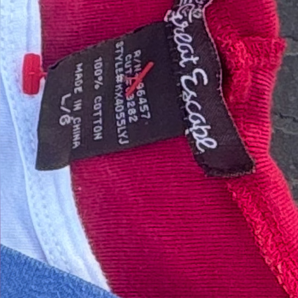 Vintage great Escape Girls Top Size 6 - Picture 2 of 4